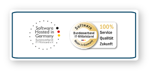 Software hosted in Germany Siegel
